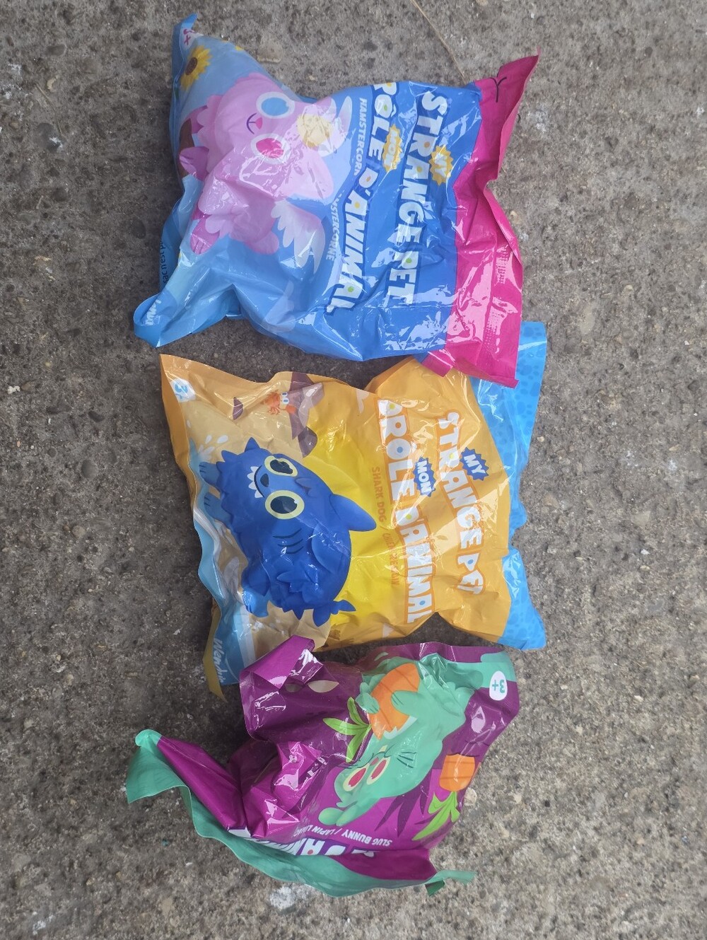 Wendy's My Strange Pet  Kids Meal New  Sealed 2025 Animal Toys Hamstercorn